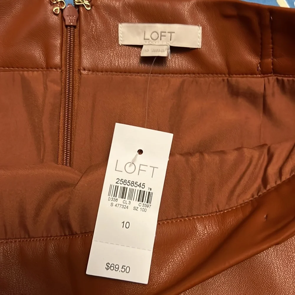 Loft Leather Skirt - Picture 5 of 9